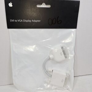 Apple White DVI to VGA Display Adapter